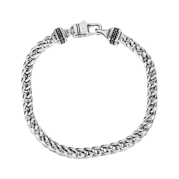 A.R.Z Stainless Steel Franco Link Bracelet 5mm - ORLY Jewellers Canada
