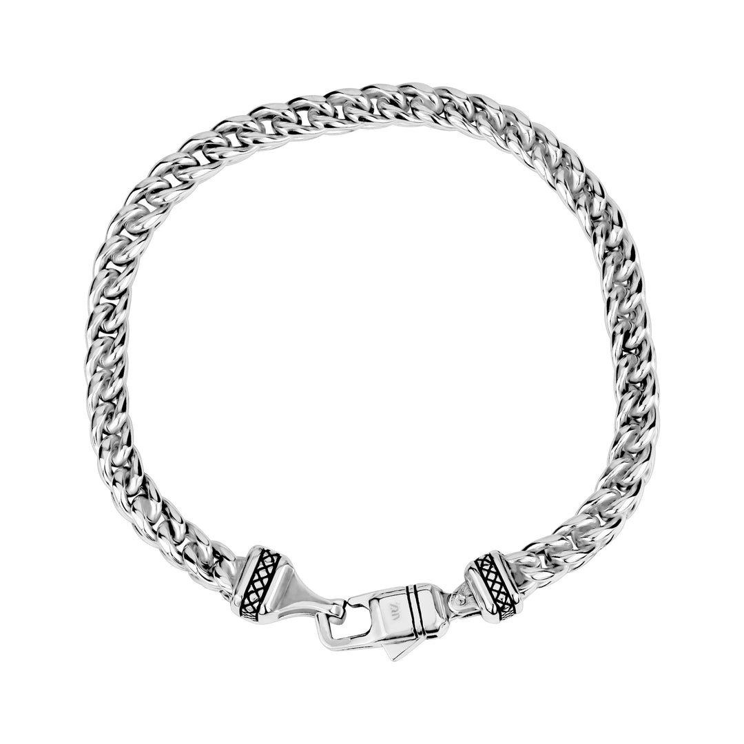 A.R.Z Stainless Steel Franco Link Bracelet 5mm - ORLY Jewellers Canada