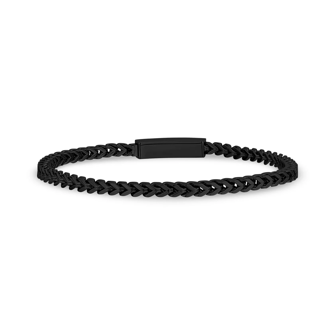 A.R.Z Steel Franco Link Bracelet 3mm
