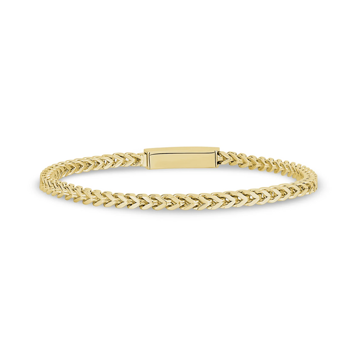 A.R.Z Steel Franco Link Bracelet 3mm