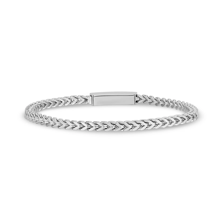 A.R.Z Steel Franco Link Bracelet 3mm