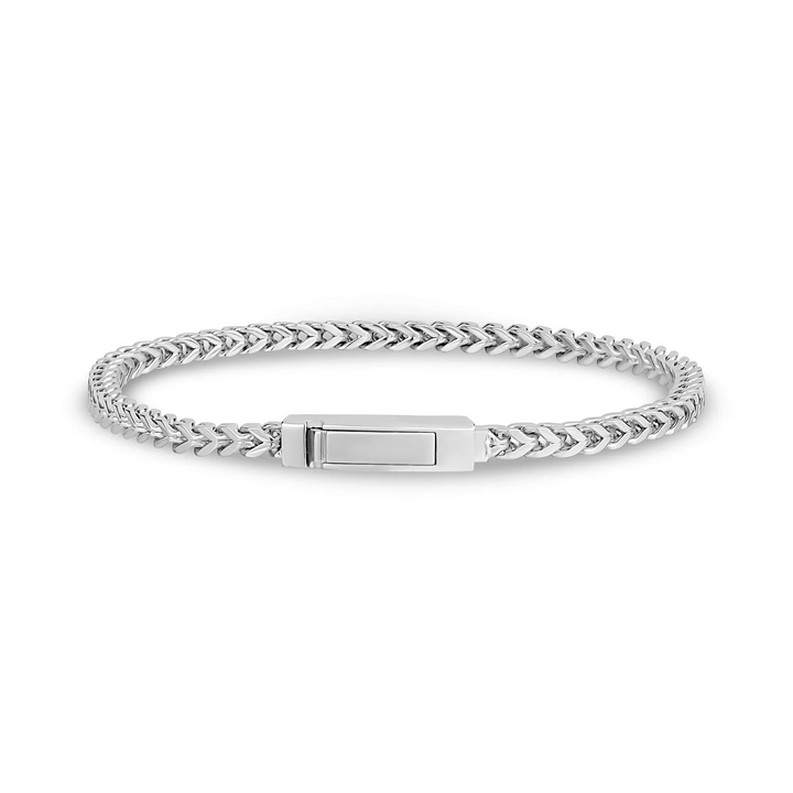 A.R.Z Steel Franco Link Bracelet 3mm