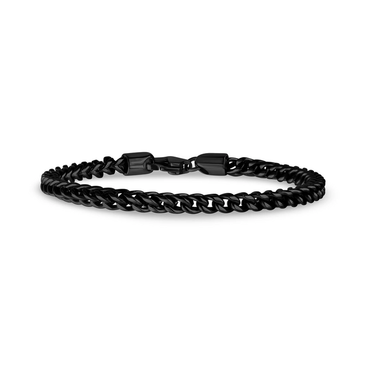 A.R.Z Steel Classic Franco Link Bracelet 4mm