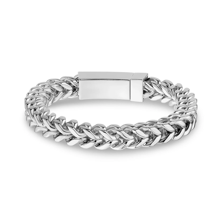 A.R.Z Steel Franco Link Bracelet 8mm