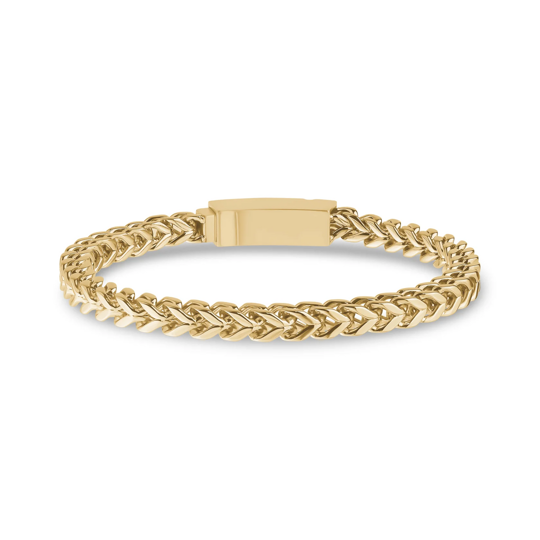 A.R.Z Steel Franco Link Bracelet 5mm