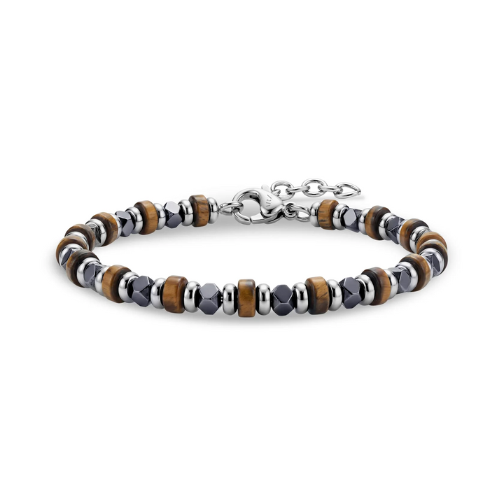 A.R.Z Steel Tiger Eye Essence Bracelet 4mm