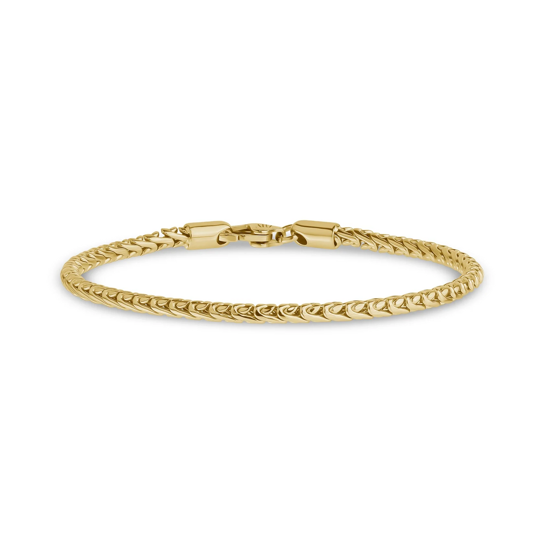 A.R.Z Steel S Link Bracelet 3mm