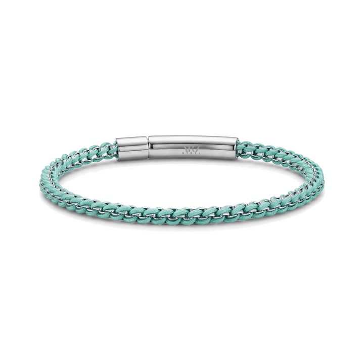 A.R.Z Steel Rope Box Link Bracelet 4mm