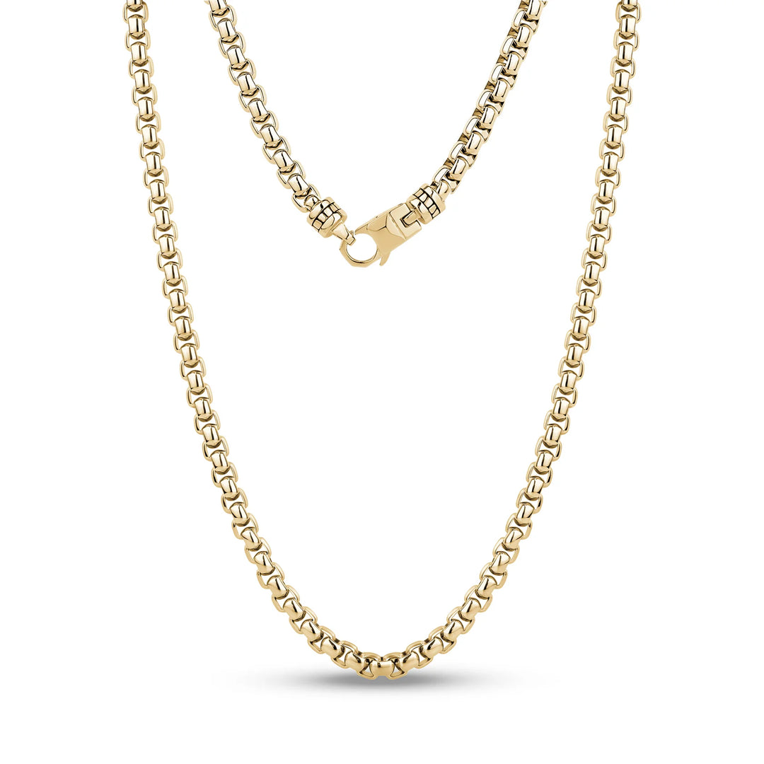 A.R.Z Steel Round Box Link Chain 5mm