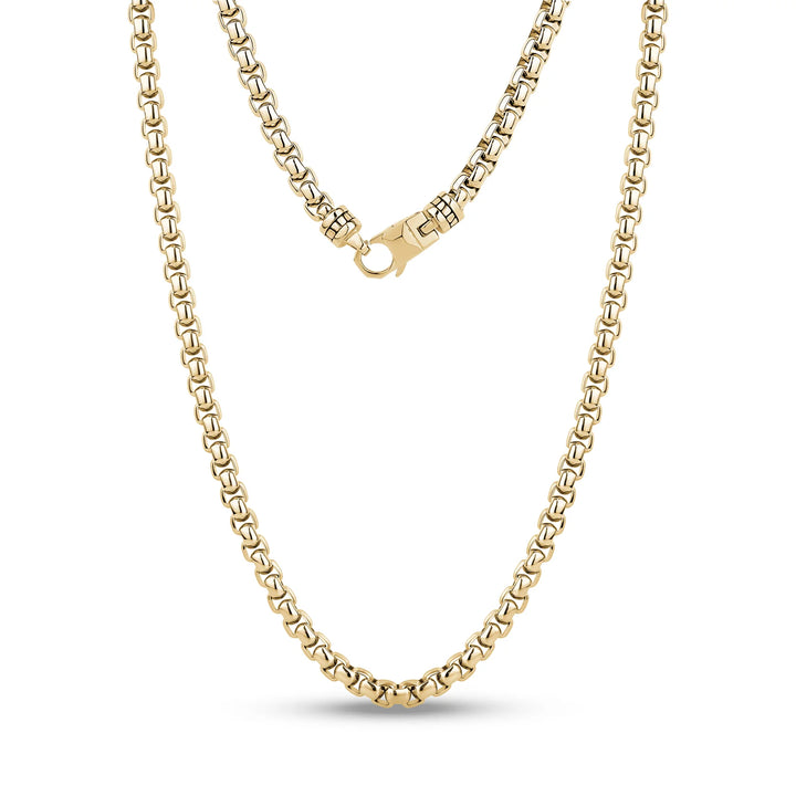 A.R.Z Steel Round Box Link Chain 5mm