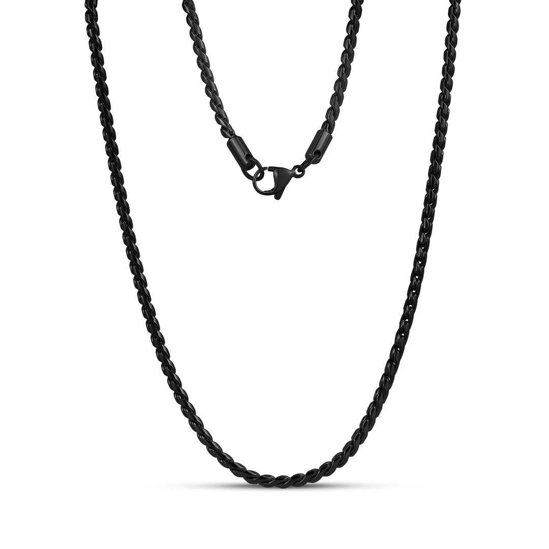 A.R.Z Steel Solid Interlocking Chain 3mm