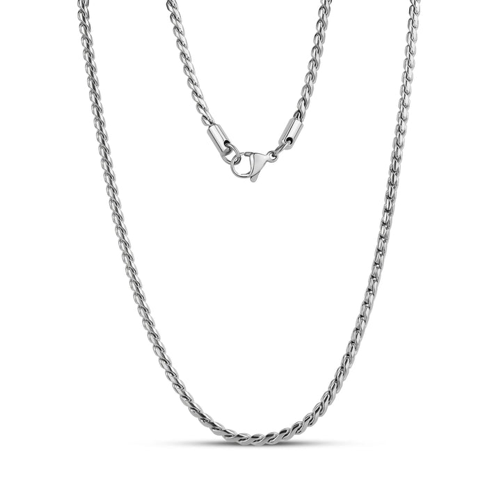 A.R.Z Steel Solid Interlocking Chain 3mm