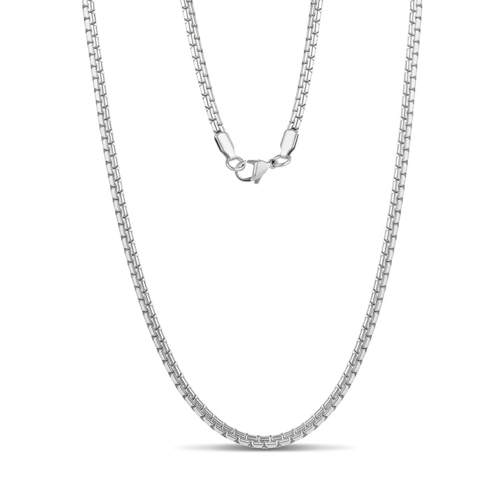 A.R.Z Steel Flat Box Link Chain 3.5mm