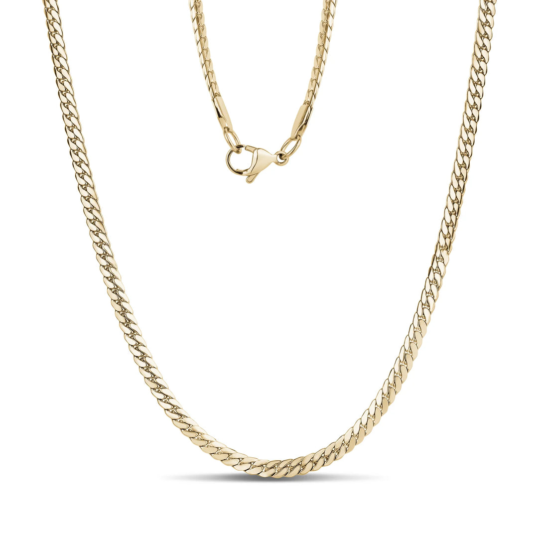 A.R.Z Steel Miami Cuban Link Chain 3.8mm