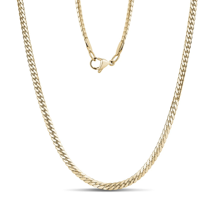 A.R.Z Steel Miami Cuban Link Chain 3.8mm
