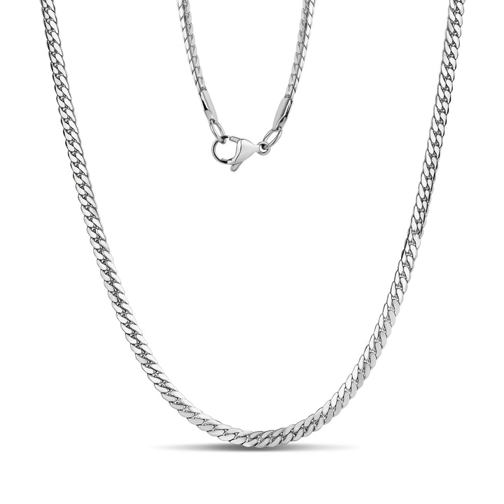 A.R.Z Steel Miami Cuban Link Chain 3.8mm