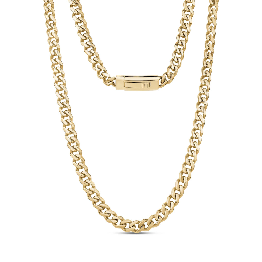 A.R.Z Steel Cuban Link Chain 7mm