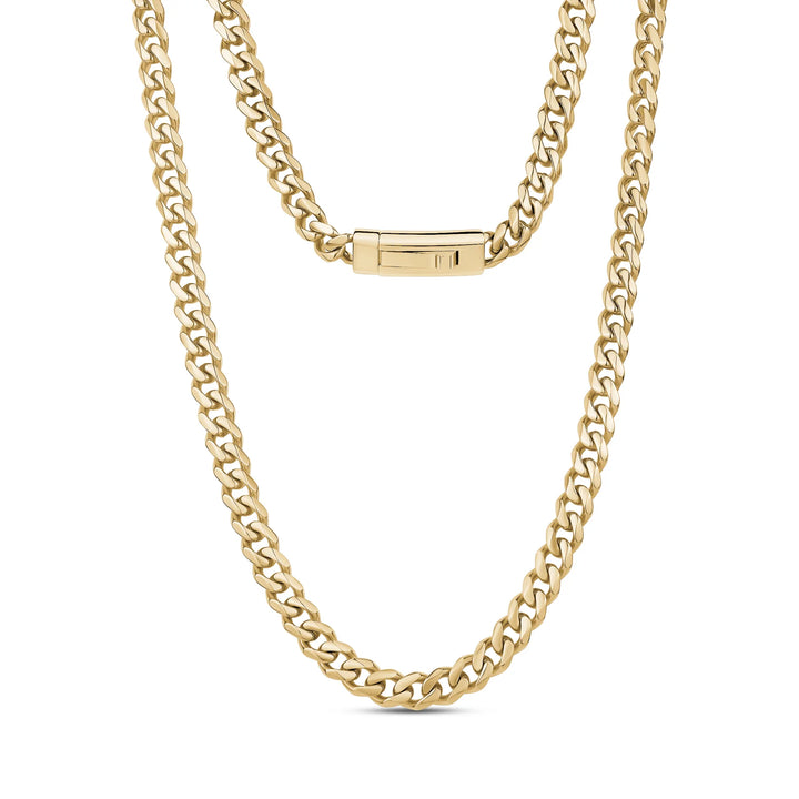 A.R.Z Steel Cuban Link Chain 7mm