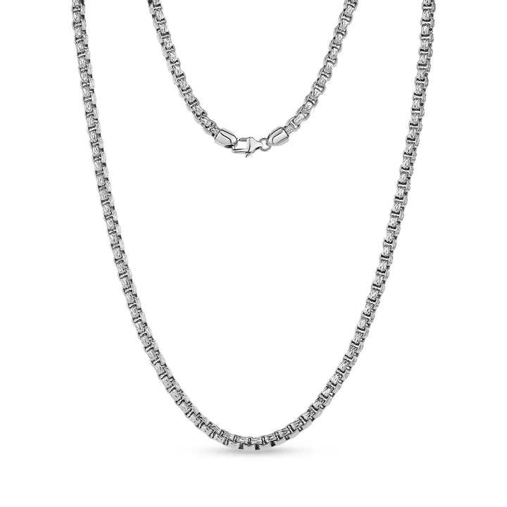 A.R.Z Steel Rugged Round Box Link Chain 5mm