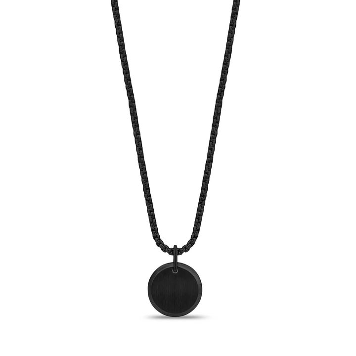 A.R.Z Steel Round Engravable Pendant 16mm
