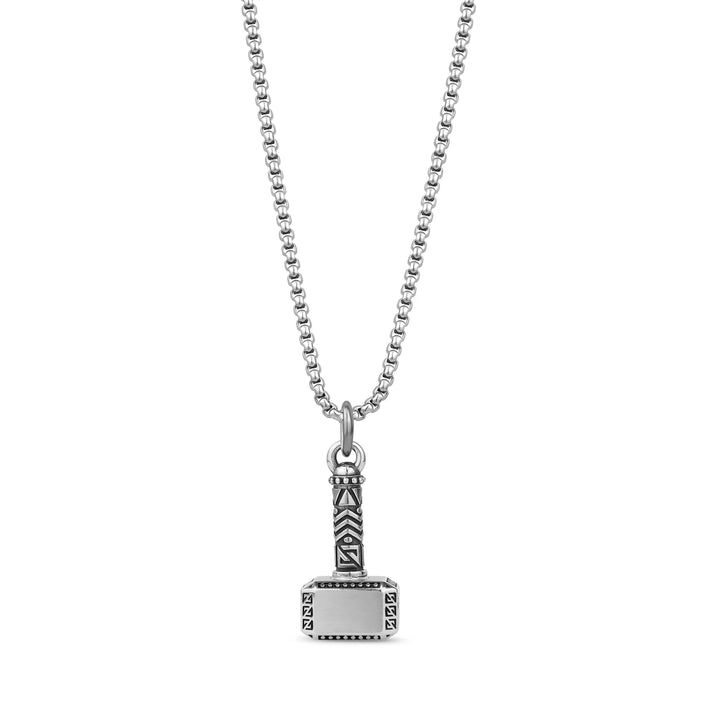 A.R.Z Steel Thor’s Hammer Cremation Pendant