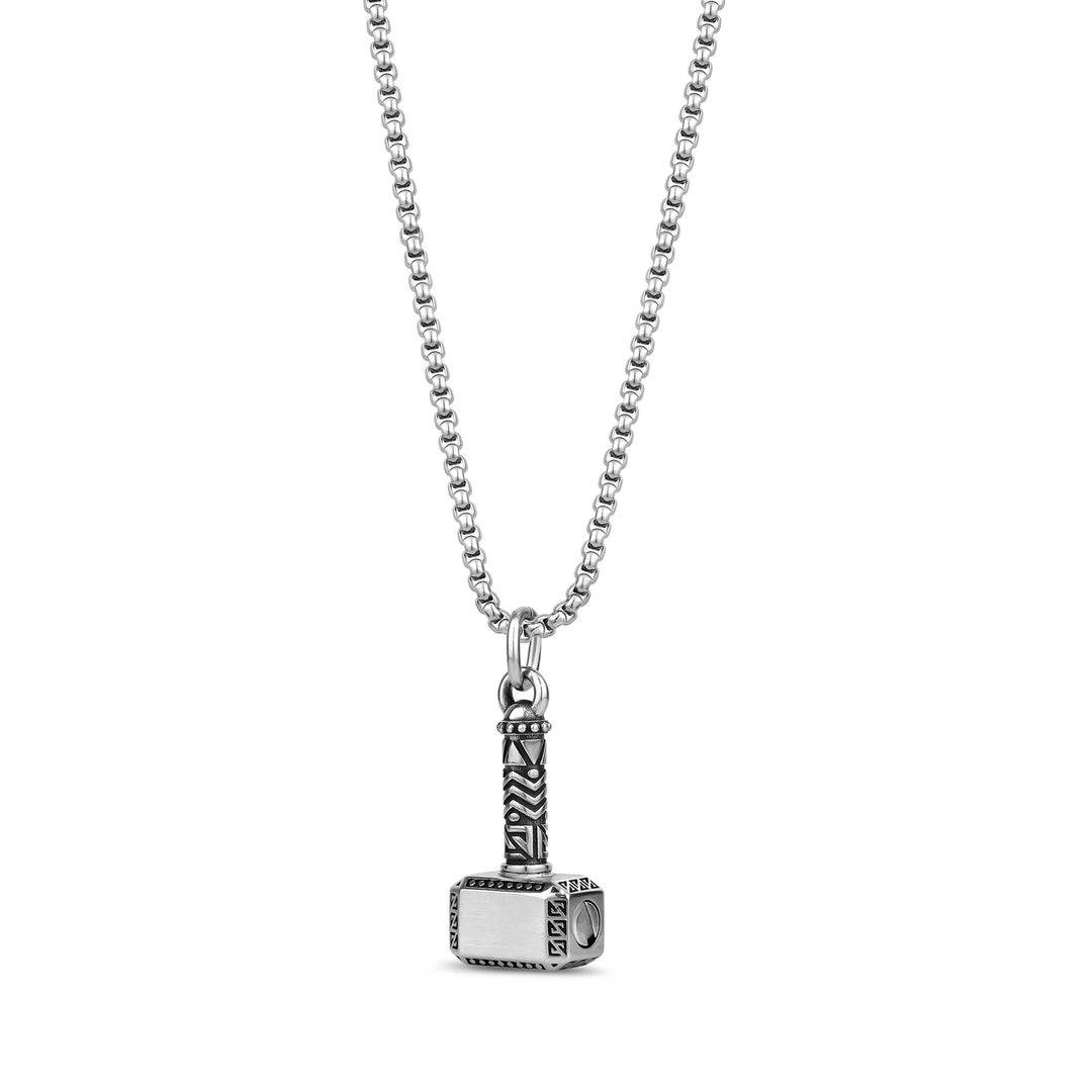 A.R.Z Steel Thor’s Hammer Cremation Pendant