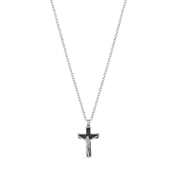 A.R.Z Steel Petite Crucifix Cross Pendant