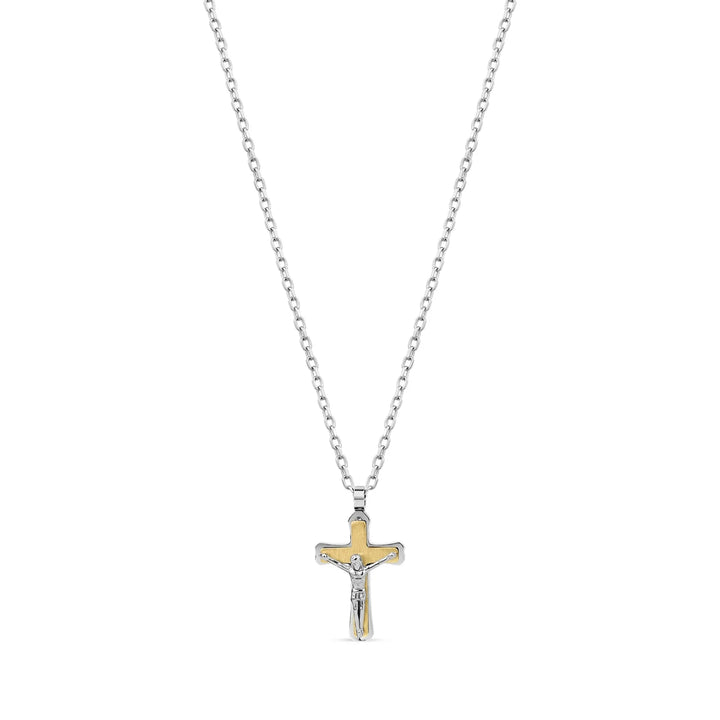A.R.Z Steel Petite Crucifix Cross Pendant