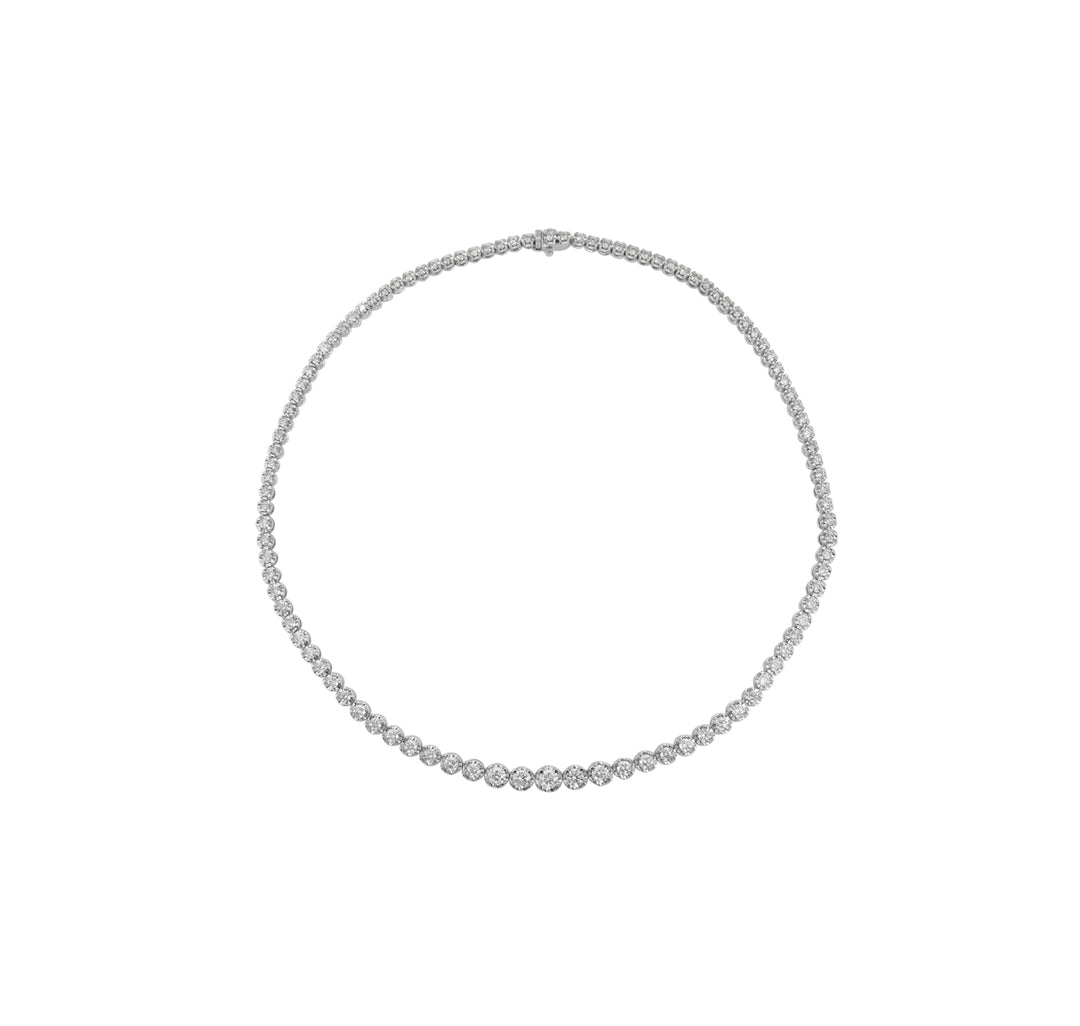 18K Diamond Tennis Necklace by ORLY Jewellers
