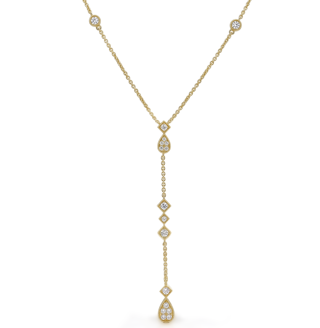 18K Gold Diamond Necklace