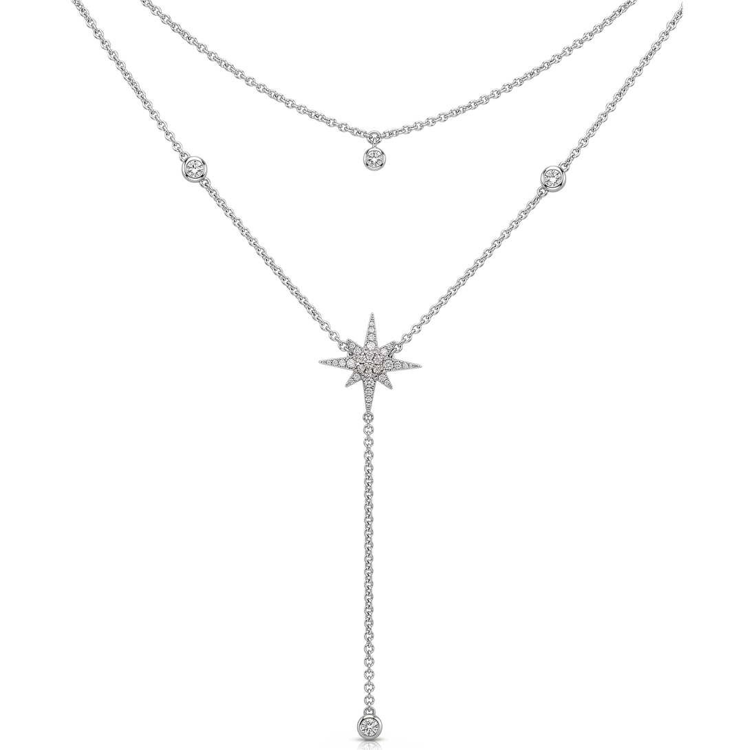 18K Gold Diamond Necklace