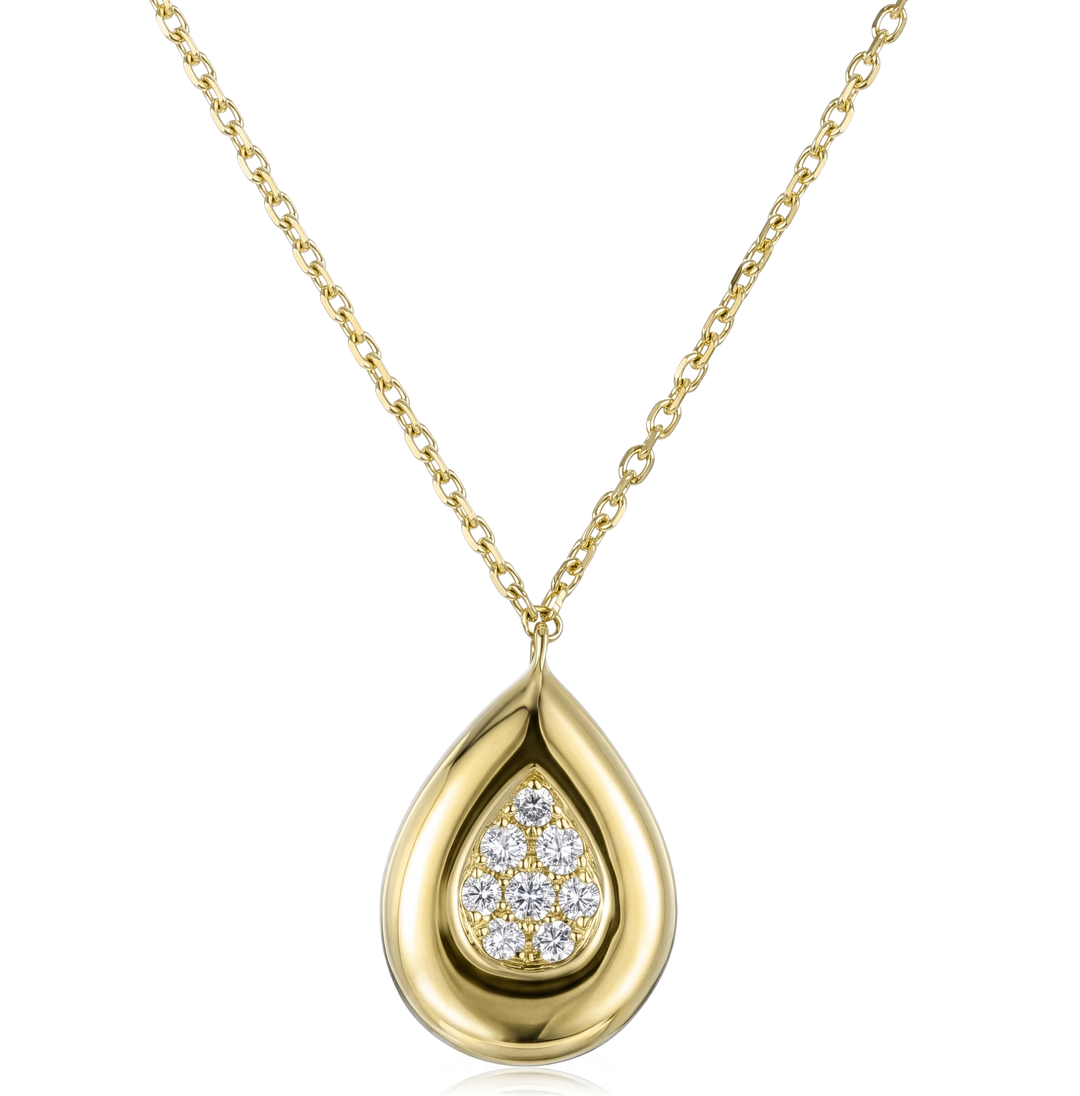 14K Gold Diamond Necklace