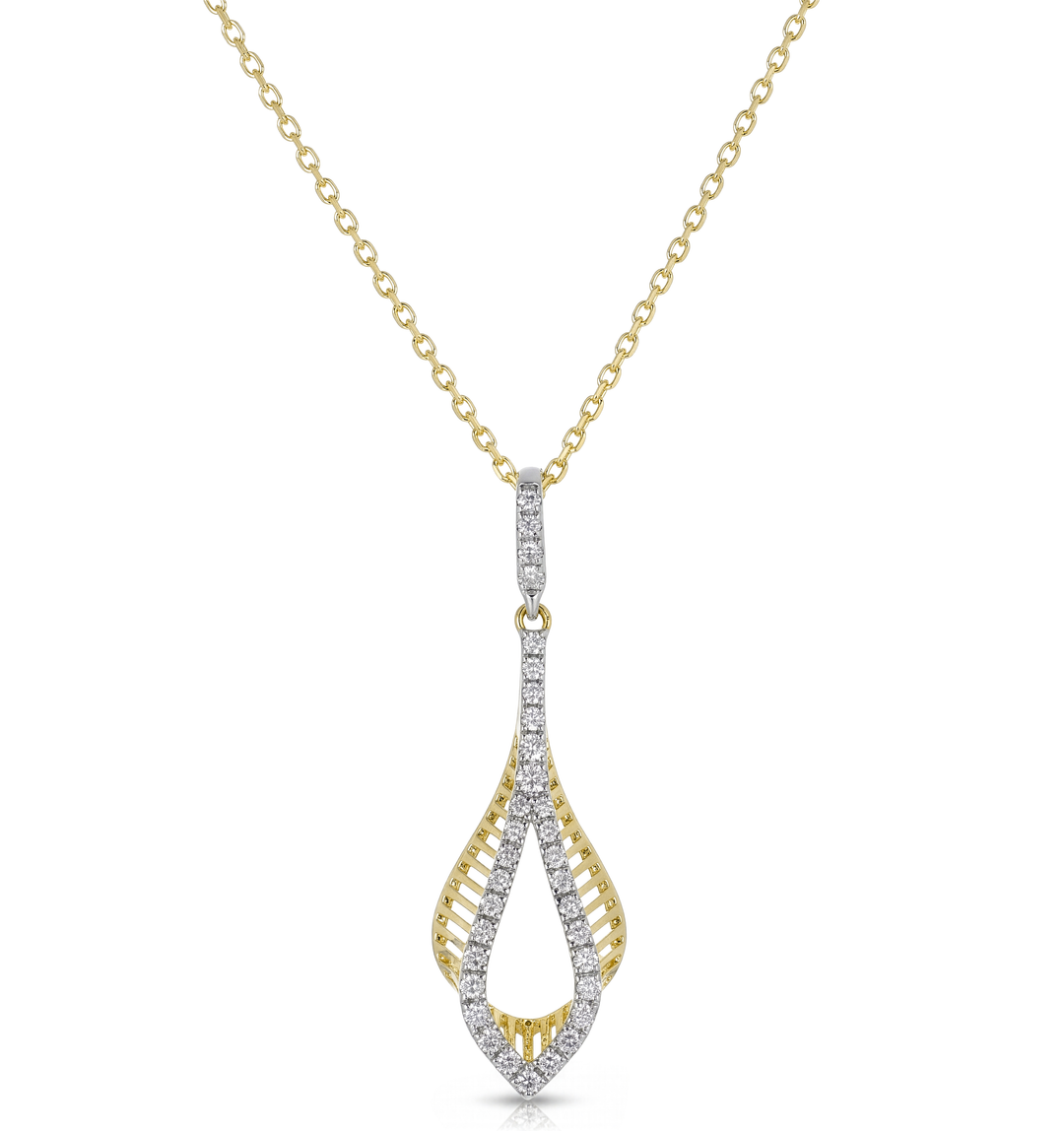 14K Gold Diamond Necklace
