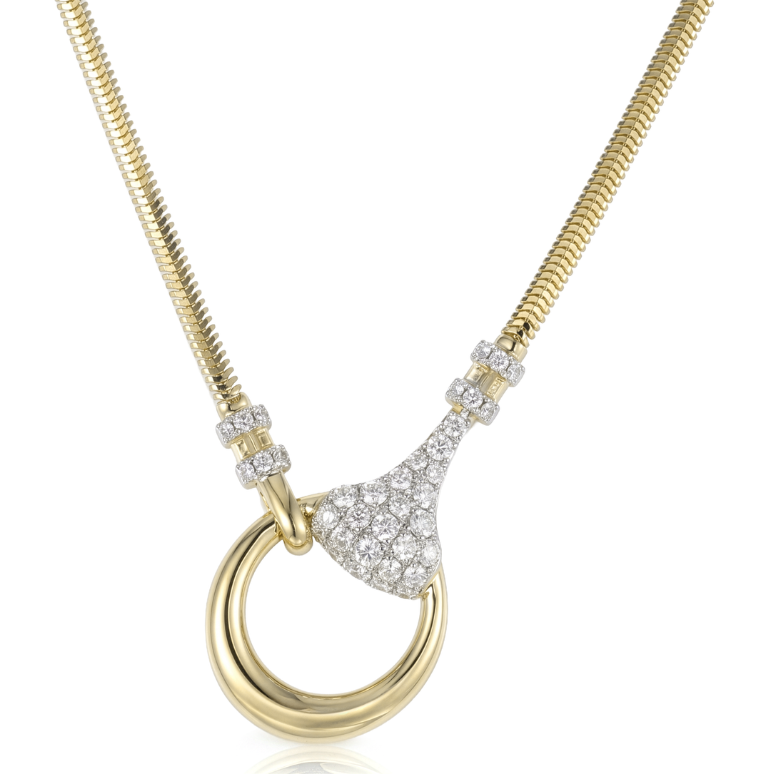 18K Gold Diamond Necklace