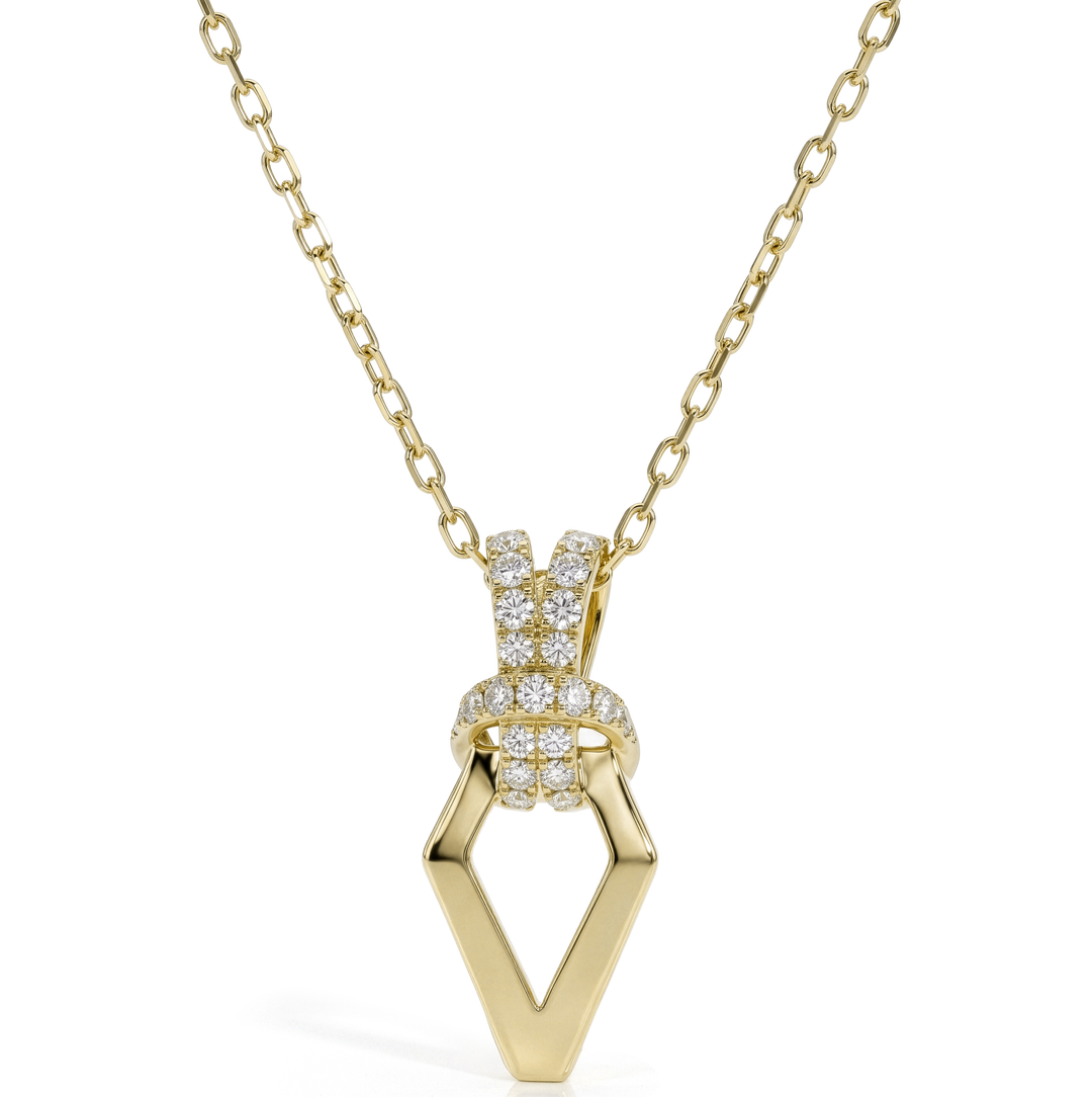 14K Gold Diamond Necklace
