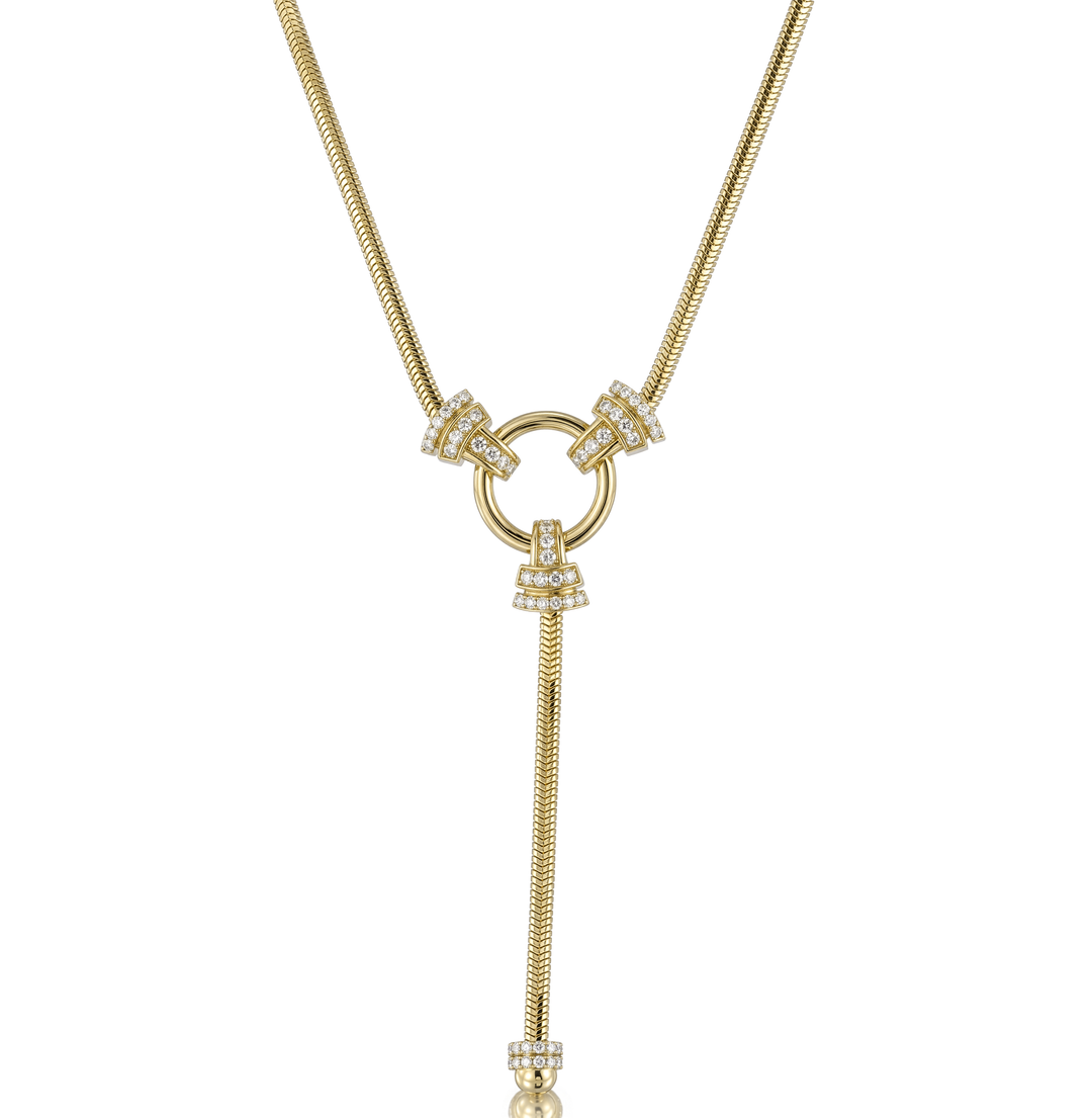 18K Gold Diamond Necklace