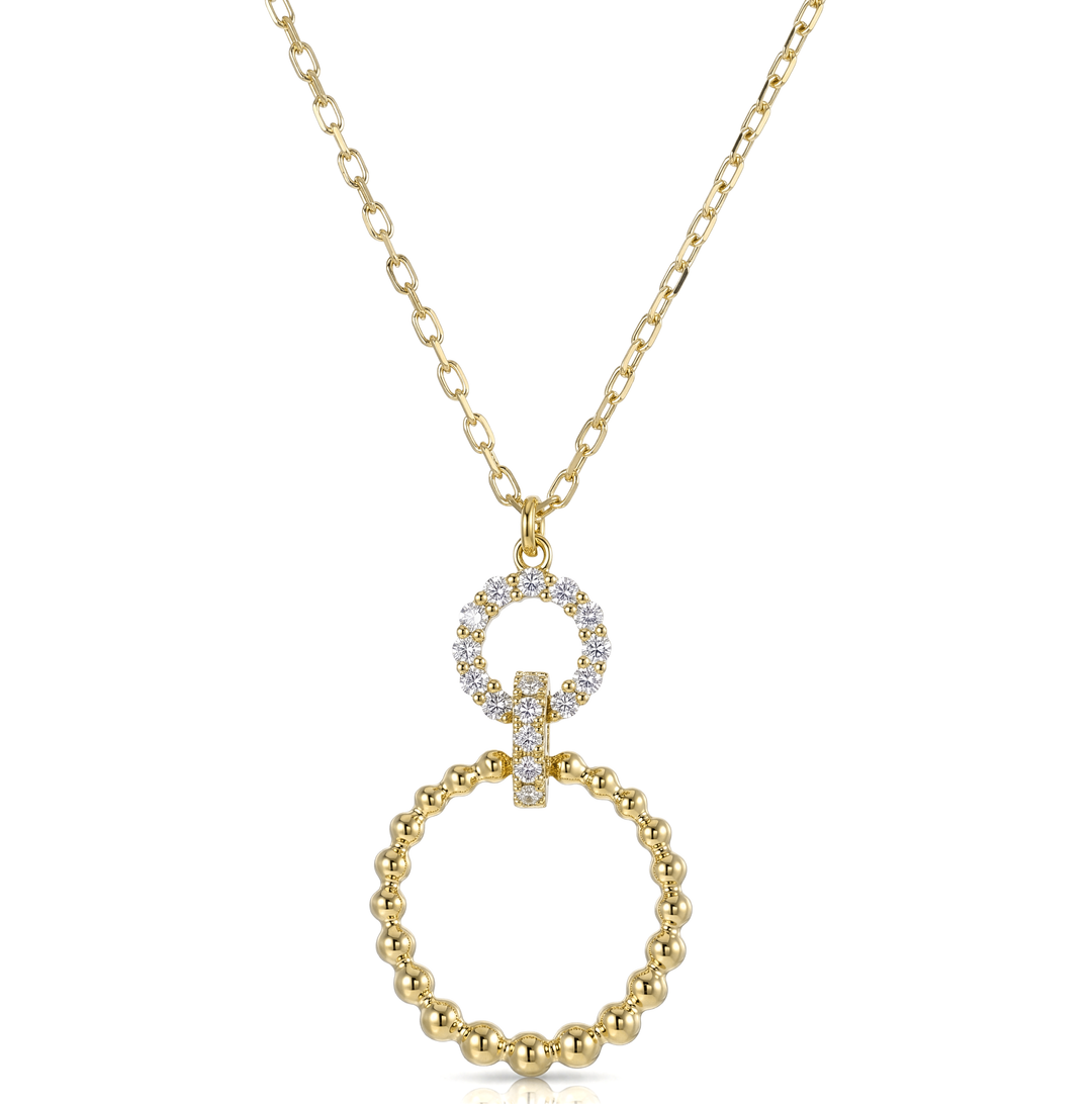 14K Gold Diamond Necklace