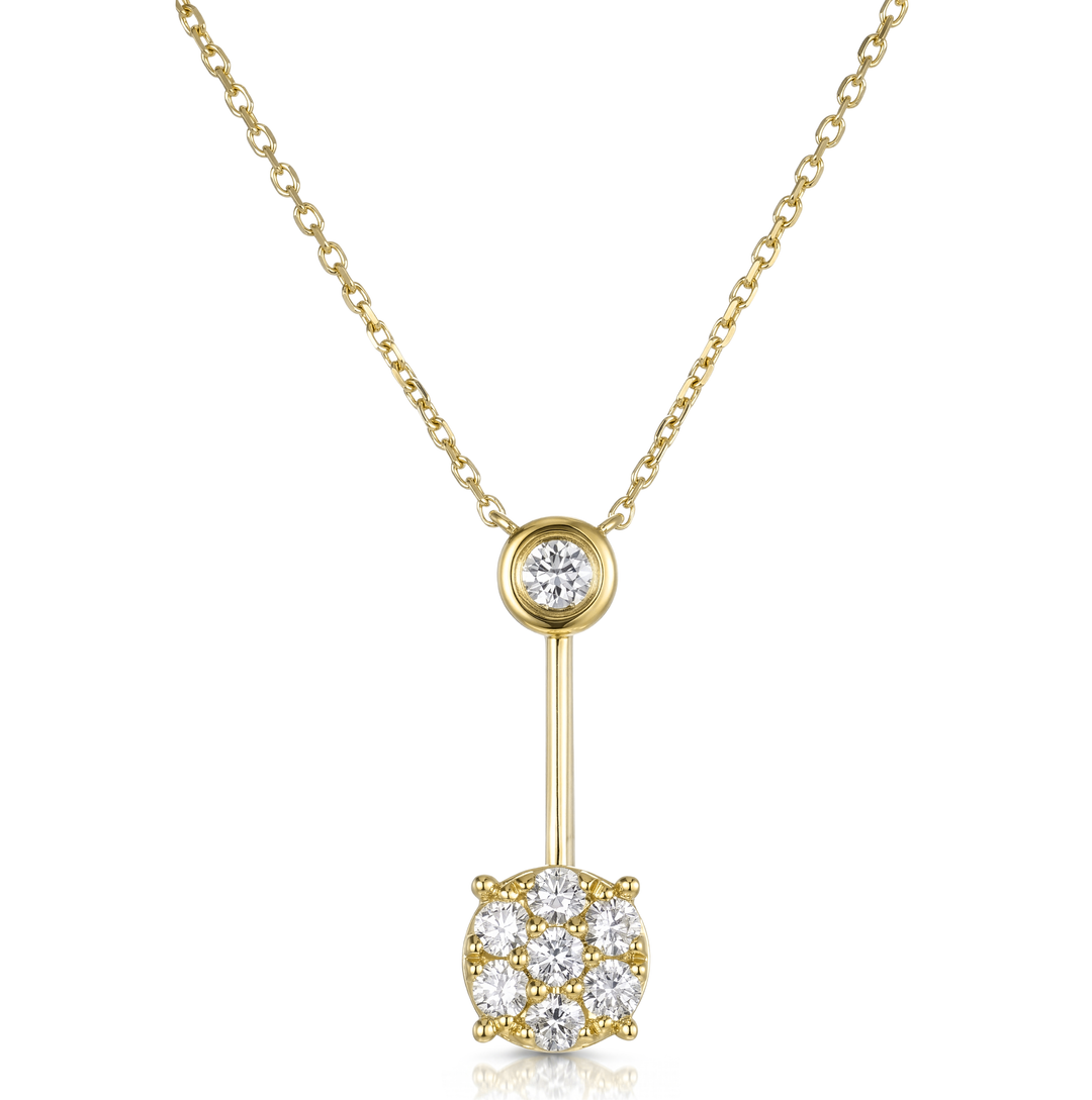 14K Gold Diamond Necklace