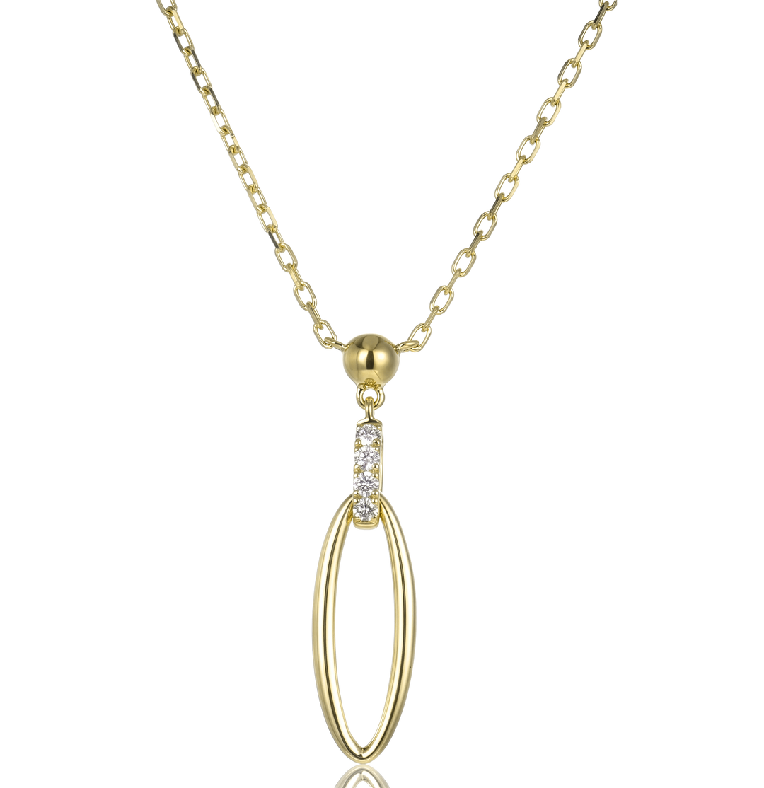 14K Gold Diamond Necklace