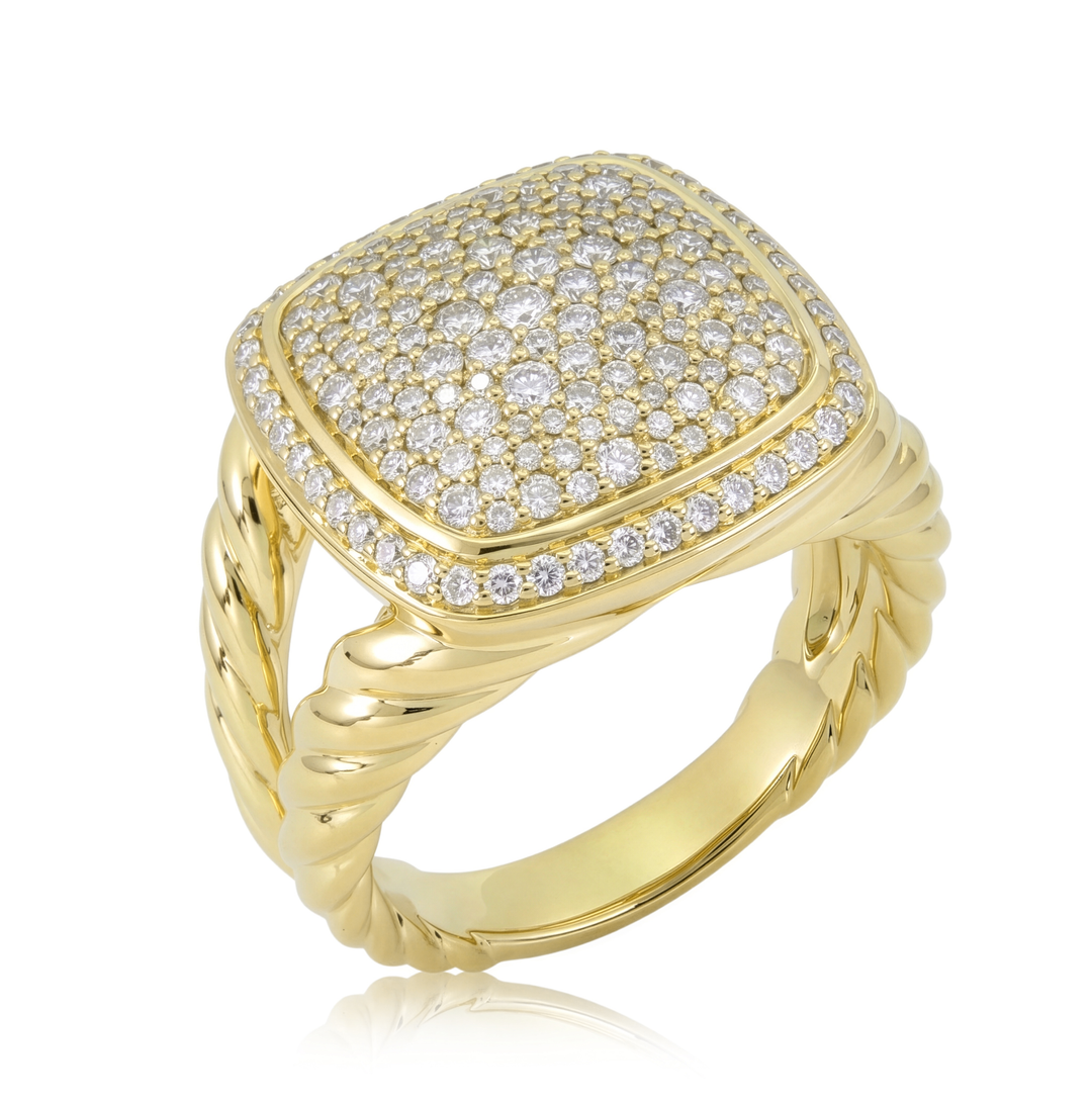18K Gold Diamond Ring