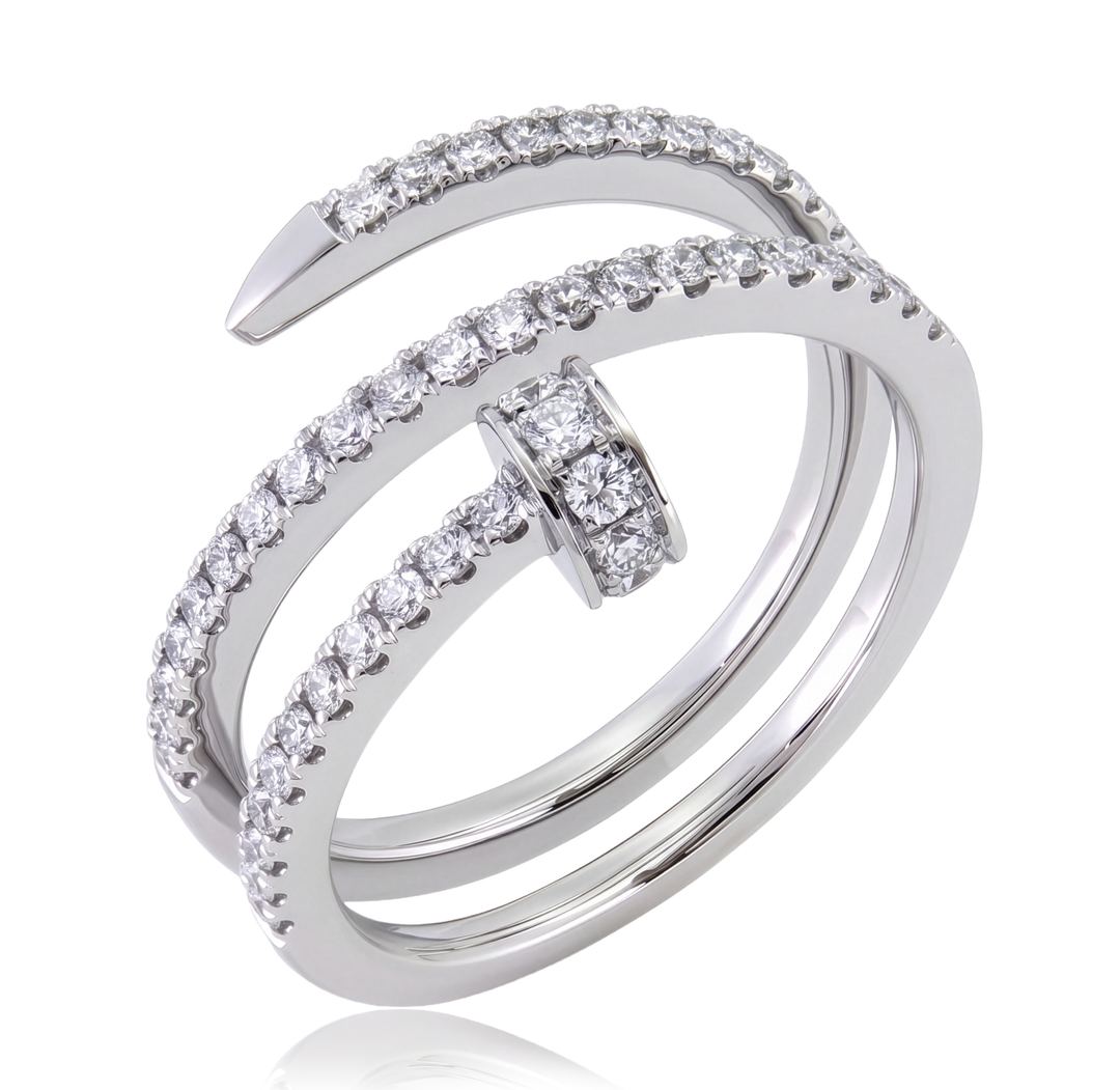 18K Gold Diamond Ring
