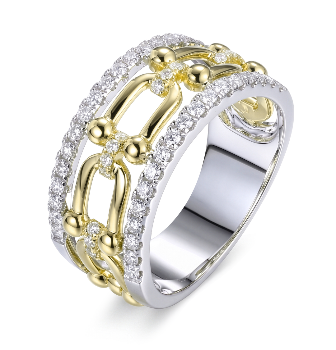 18K Gold Diamond Ring