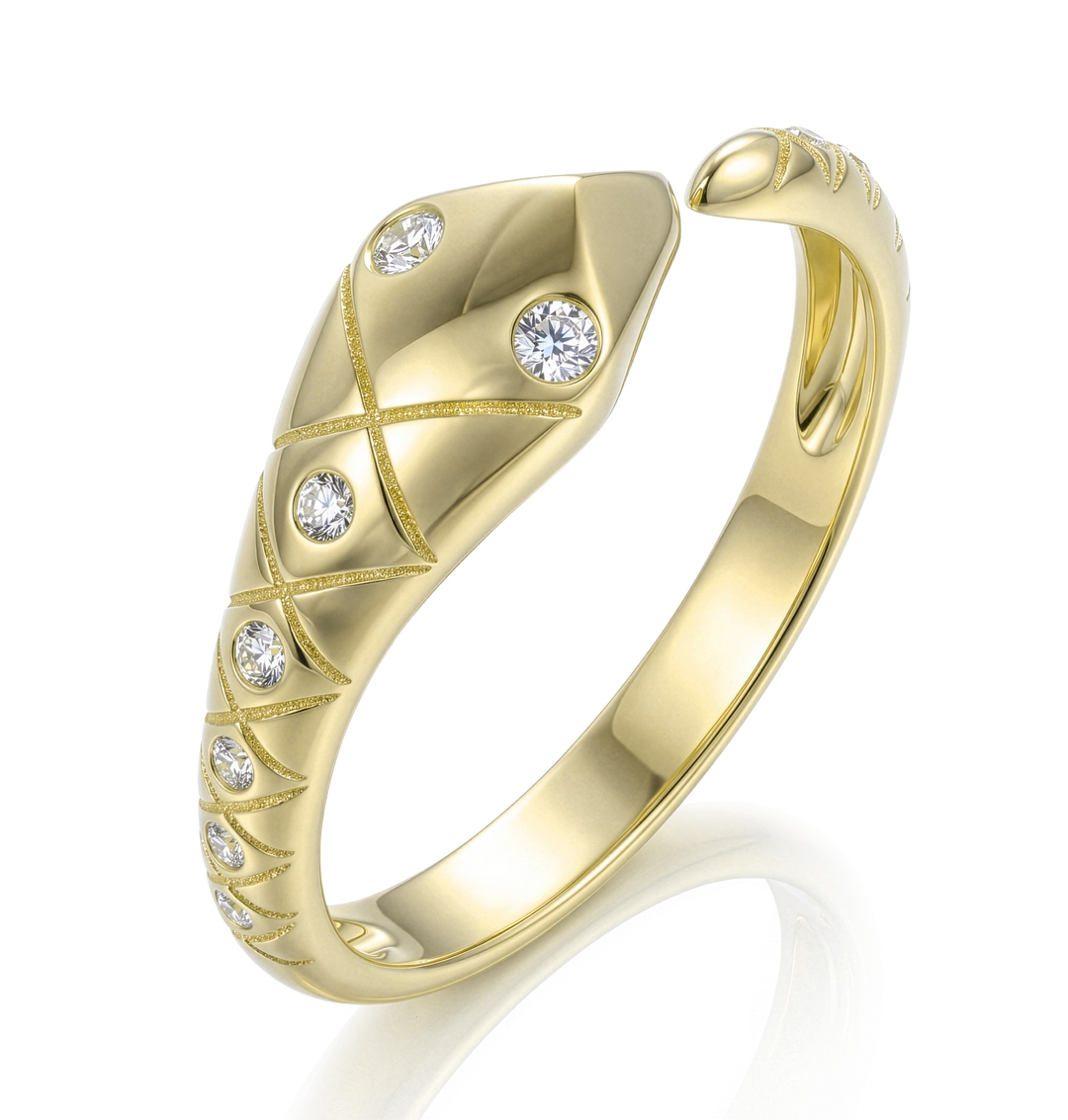 18K Gold Diamond Ring