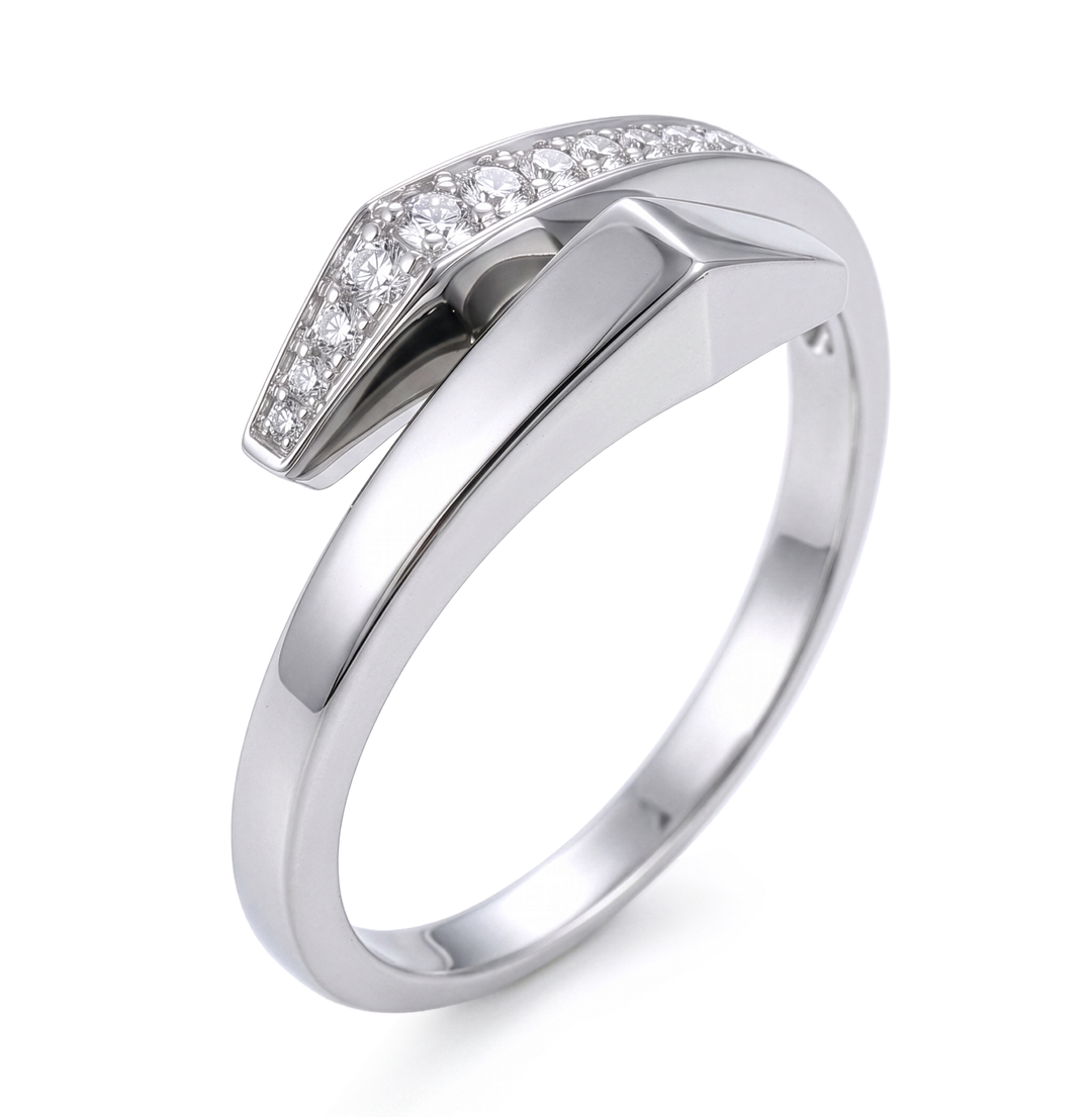 18K Gold Diamond Ring