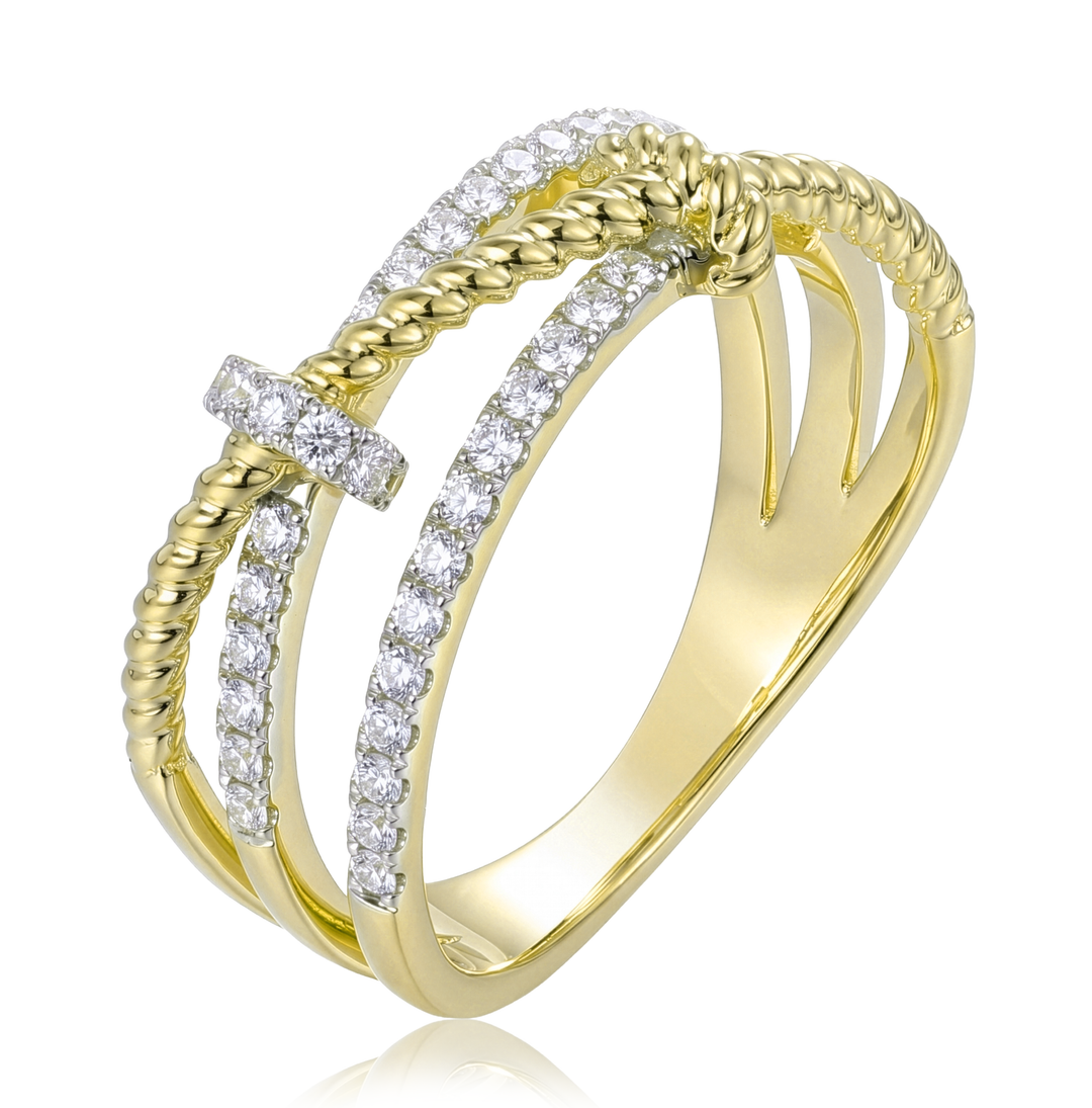 18K Gold Diamond Ring