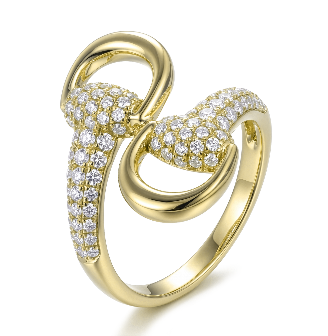 18K Gold Diamond Ring