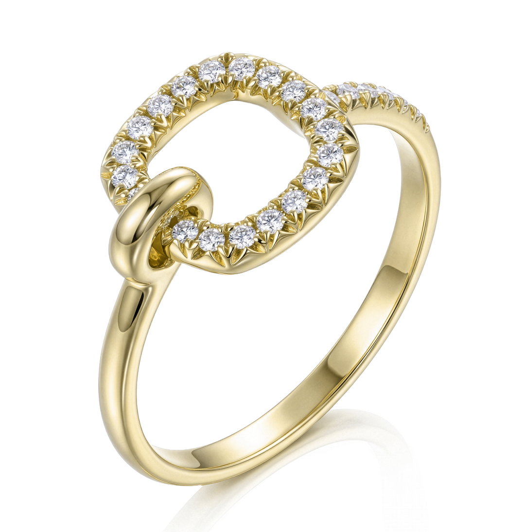 14K Gold Diamond Ring
