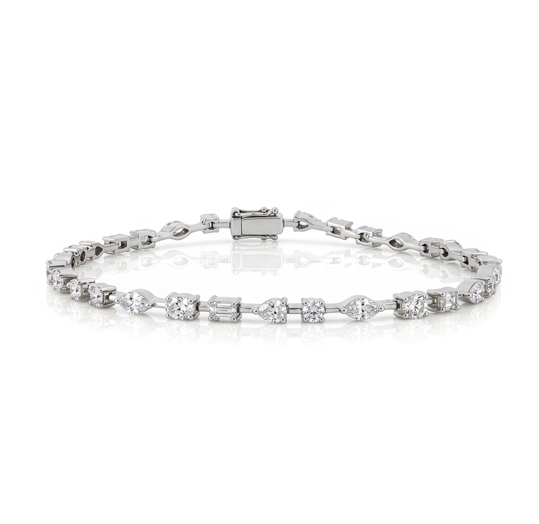 14K Gold Lab Grown Diamond Bracelet
