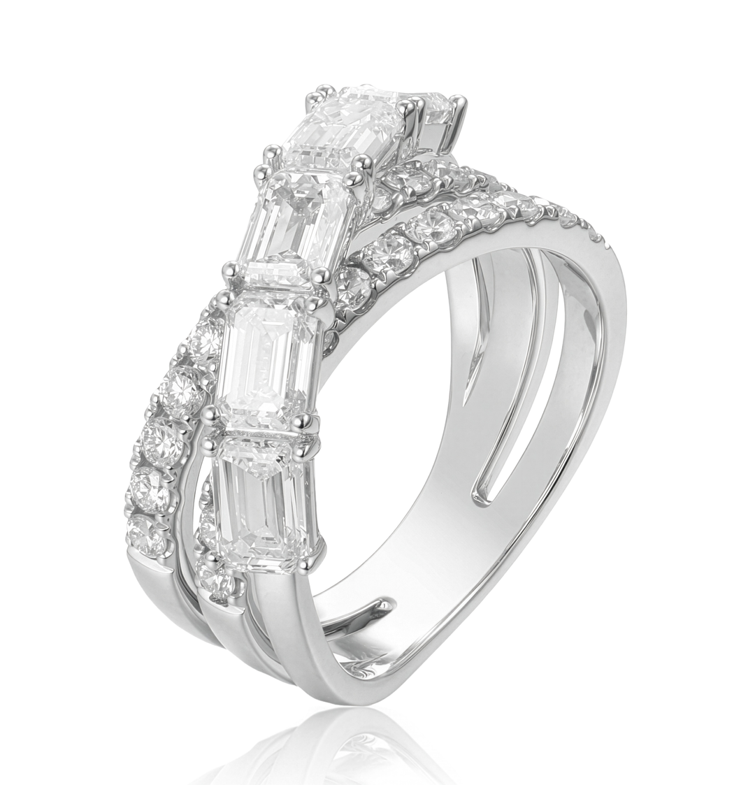 14K Gold Lab Grown Diamond Ring