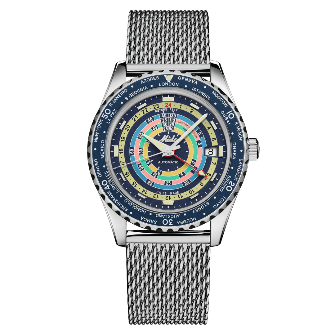 Mido Ocean Star Decompression Worldtimer 40.5 mm